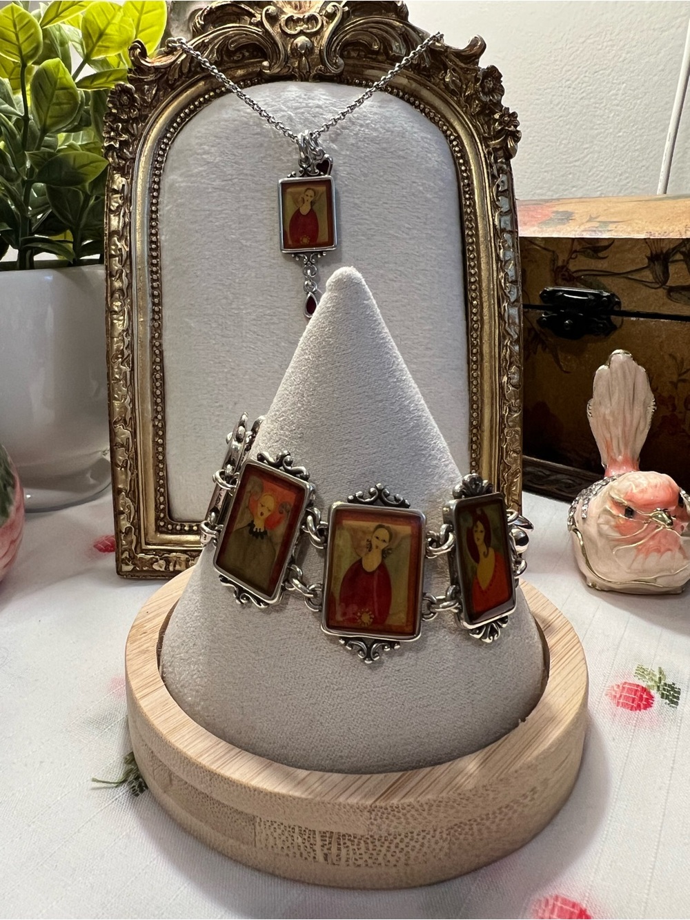 Brighton Guardian Angels “Peace and Joy” Necklace and Bracelet